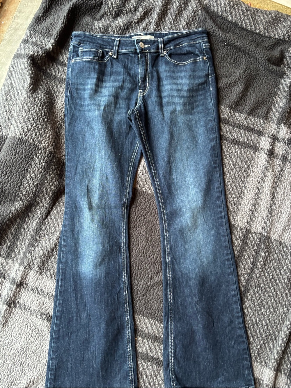 Levi's Men's Bootcut Dark Blue Denim Jeans